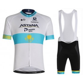 Tenue Maillot + Cuissard à Bretelles 2020 Astana Pro Team N003